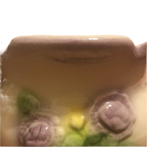 Vintage Ungemach Pottery (UPCO) Basket Floral 8” - Picture 5 of 8